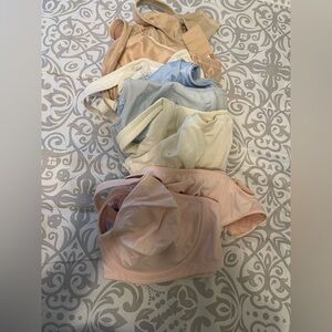 Set of Pink and Beige Bras